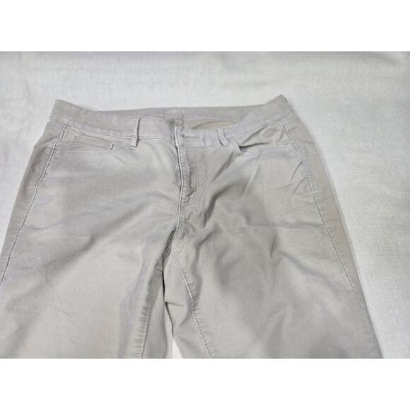 LOFT‎ Modern Straight Leg Corduroy Pants Size 31/12 Neutral Tan - Picture 5 of 5